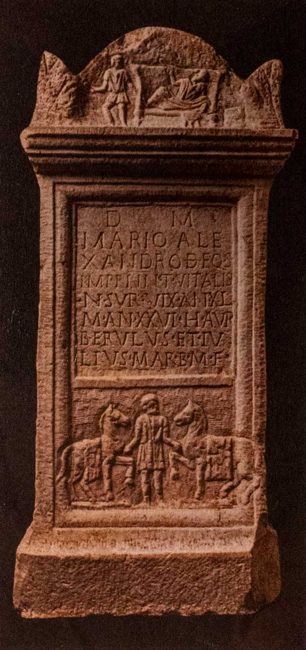 L'ara di Marius Alexander