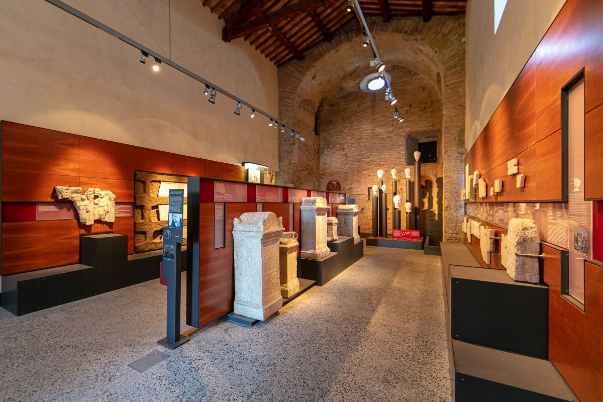 Prima sala dell'Antiquarium Prima sala dell'Antiquarium