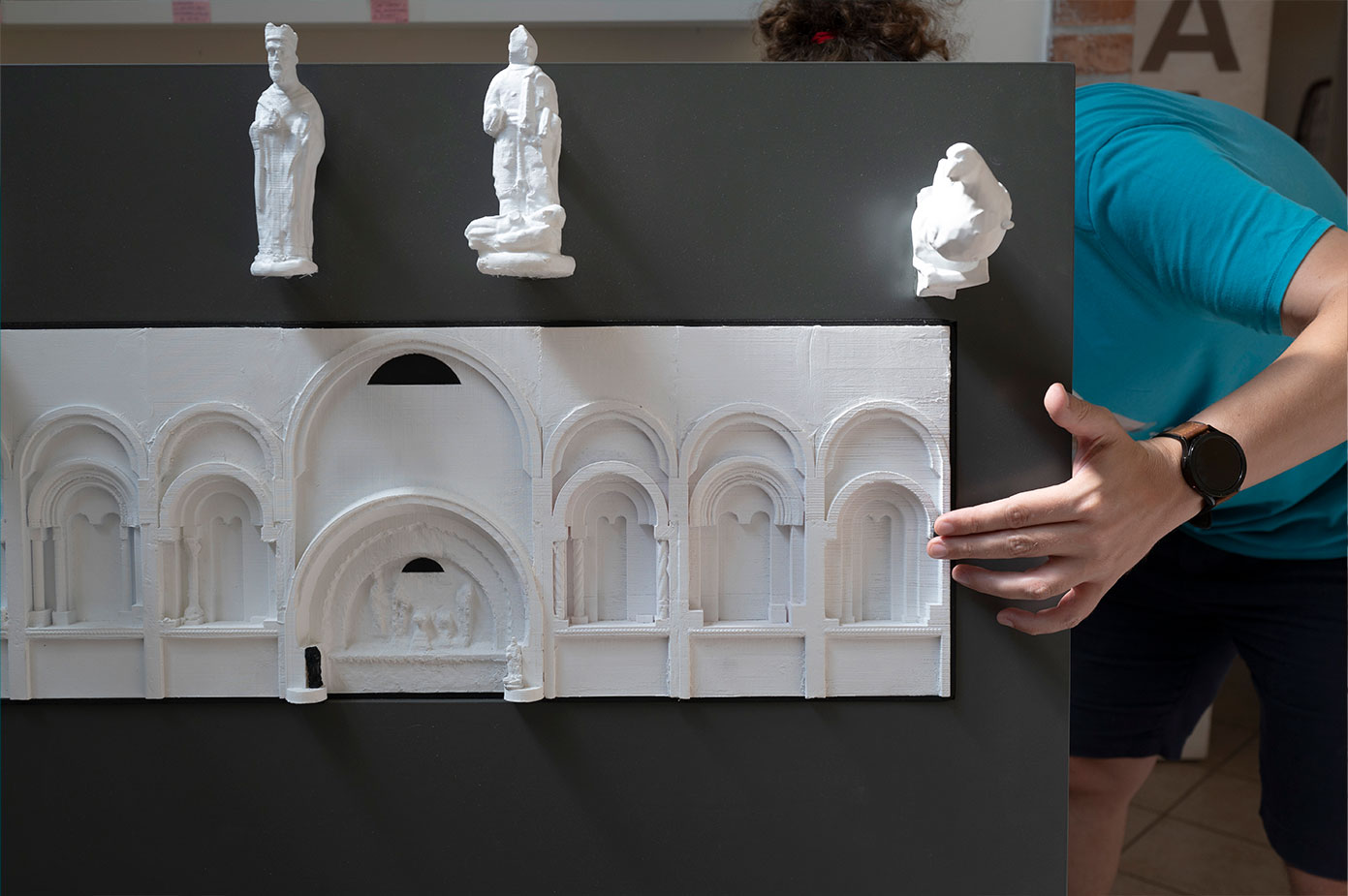Modello tattile dei bassorilievi e degli elementi scultorei della Cattedrale di Termoli