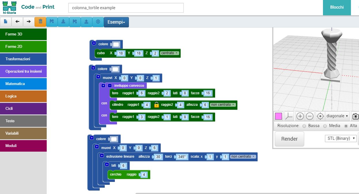 Il Nostro Nuovo Software Per Modellare In 3d Con Il Coding